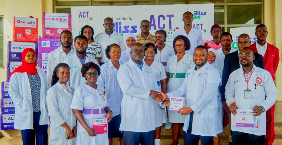 Bliss GVS Pharma Ghana donates antimalarial drugs to Upper West Regional Hospital 2 Bliss GVS Ghana