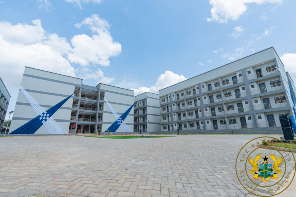 President Akufo-Addo commissions newly constructed police barracks at Kwabenya President Akufo-Addo commissions newly constructed police barracks at Kwabenya