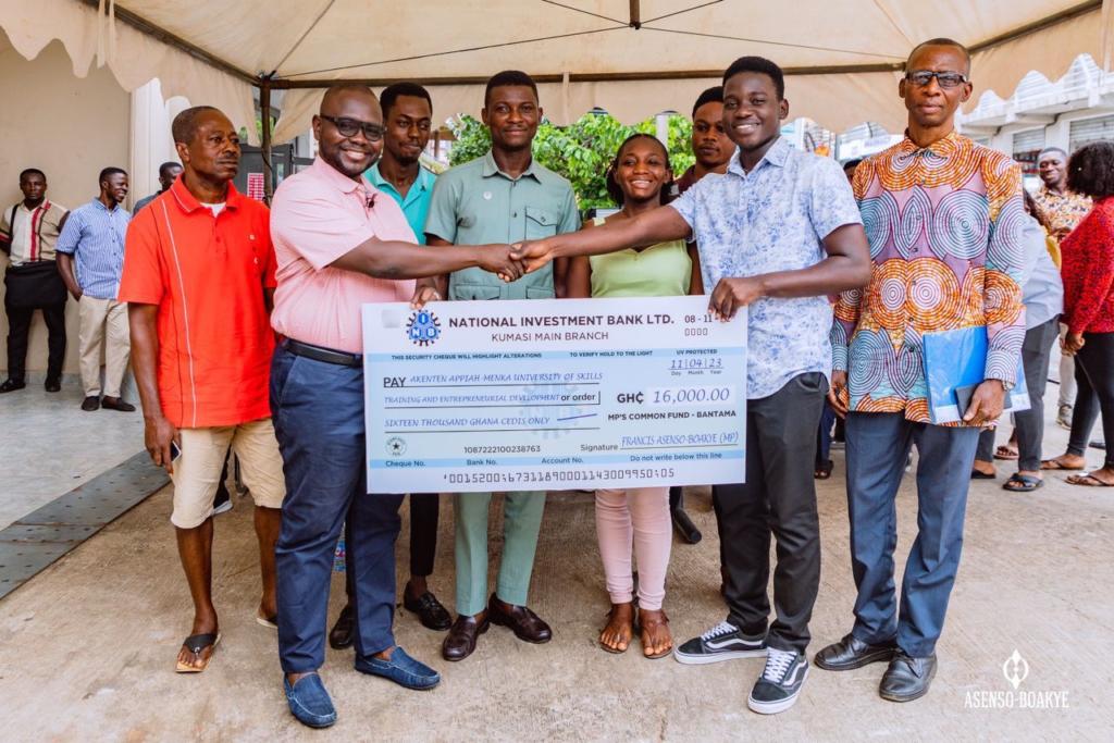 Asenso-Boakye awards 106 with scholarship; 39 others receive business support