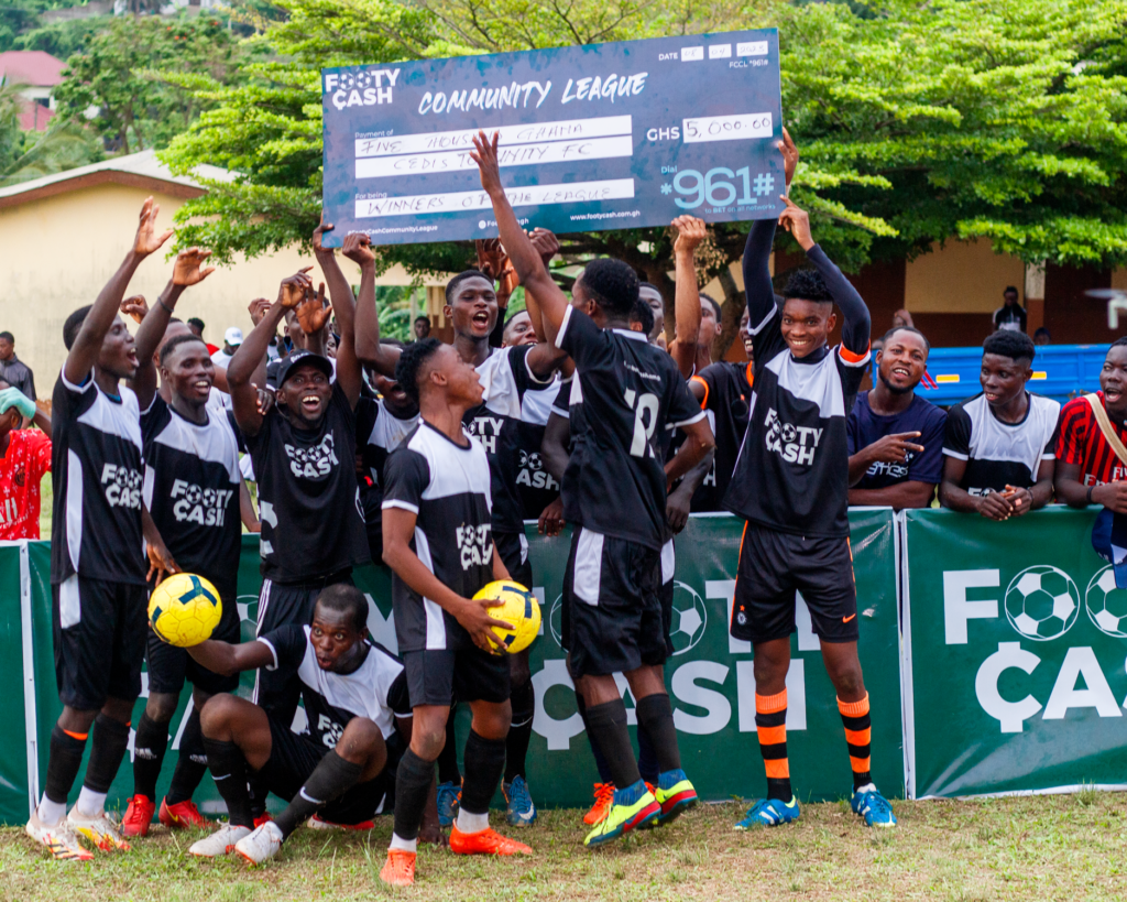 Footy Cash thrill football fans during Easter festivities in Kwahu