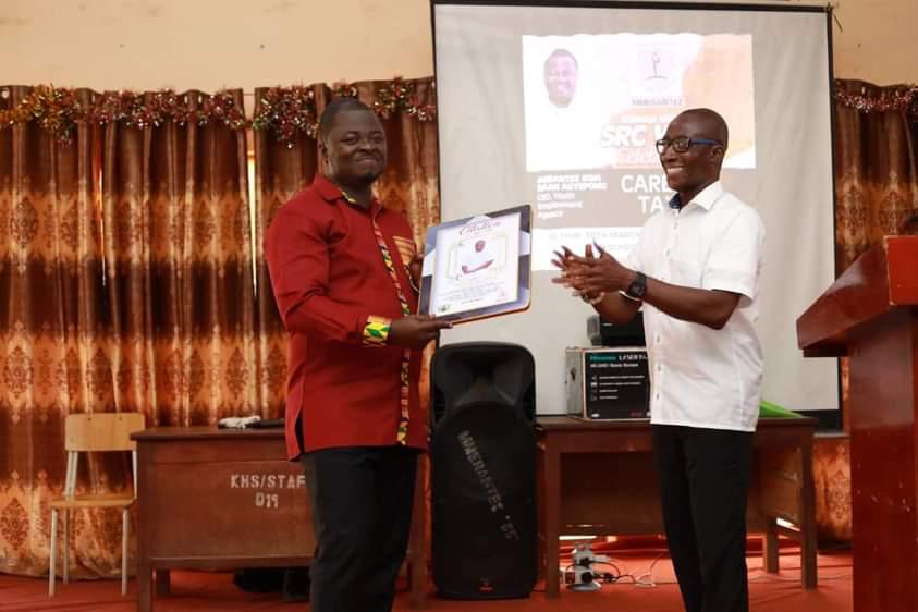 Be self-motivated and inspired by lives of successful old students - Kofi Agyapong tells alma mater - Vimarsana News