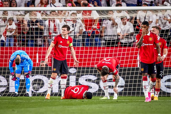 Europa League: Manchester United crash out after meltdown against Sevilla 2 Man United