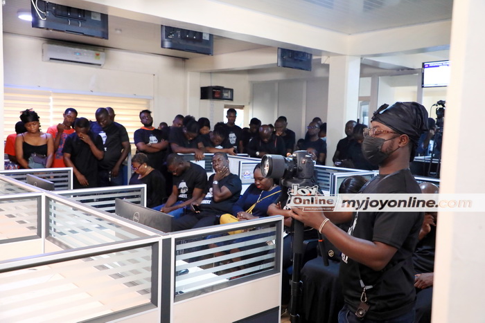 Sounds and sights: MGL holds remembrance service for late Lead Camera Technician, Modestus Zame