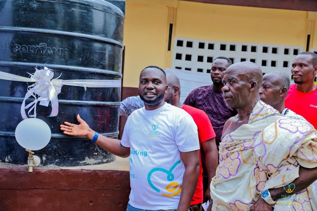 Myhelp-Yourhelp Foundation renovates 6-unit classroom block at Asafo AEDA ‘B’ Basic School