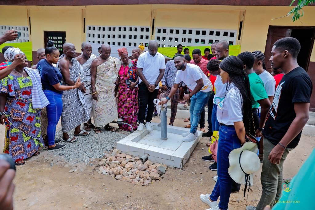 Myhelp-Yourhelp Foundation renovates 6-unit classroom block at Asafo AEDA ‘B’ Basic School