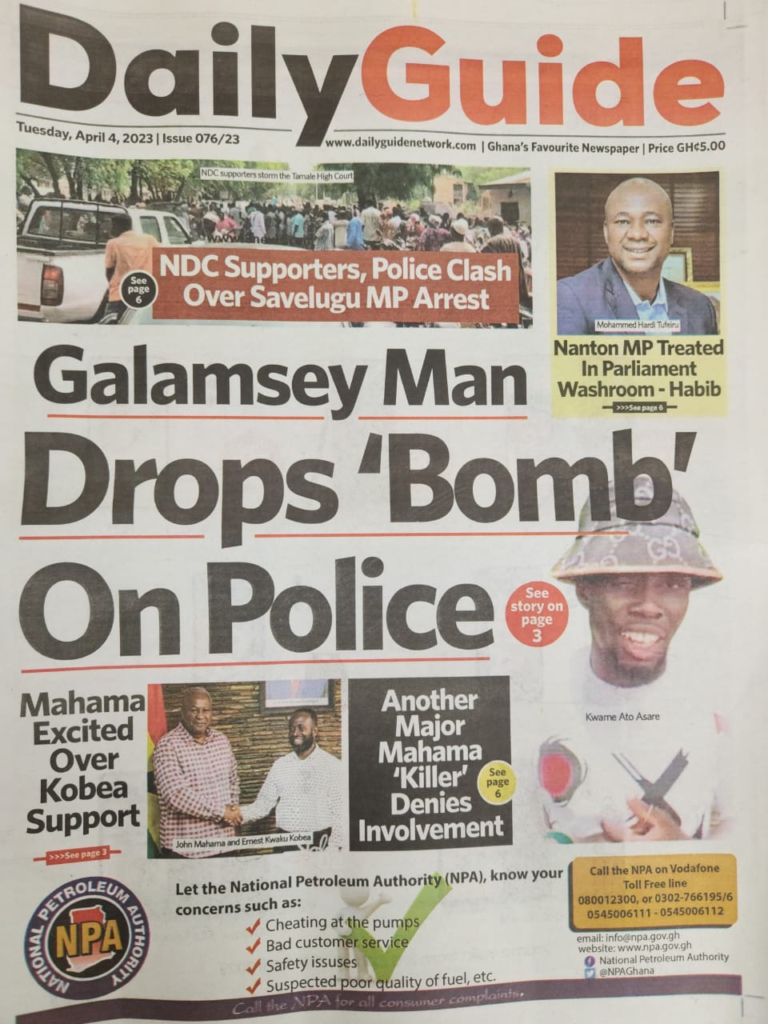Today's front pages: Tuesday, April 4, 2023 Today's front pages: Tuesday, April 4, 2023