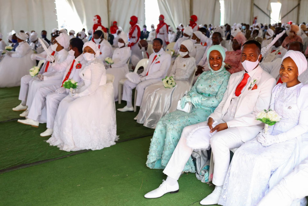 Hundreds tie the knot in Easter mass wedding in South Africa