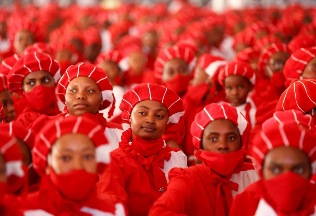 Hundreds tie the knot in Easter mass wedding in South Africa