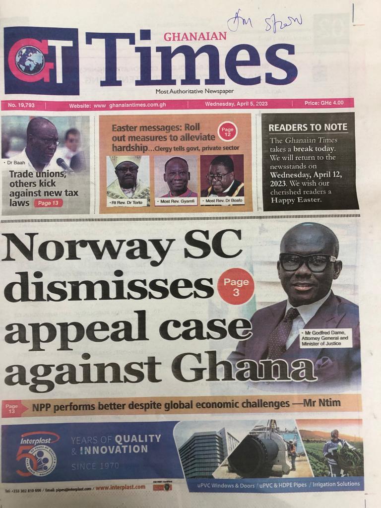 Today's front pages: Wednesday, April 5, 2023 Today's front pages: Wednesday, April 5, 2023