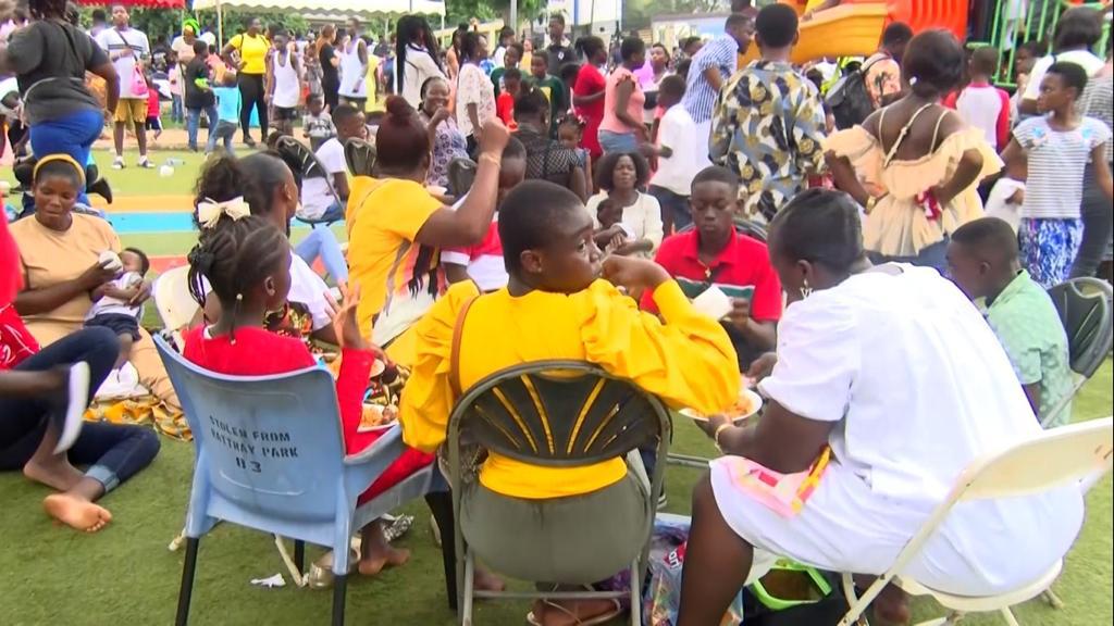Luv FM treats families in Kumasi to a party in the park