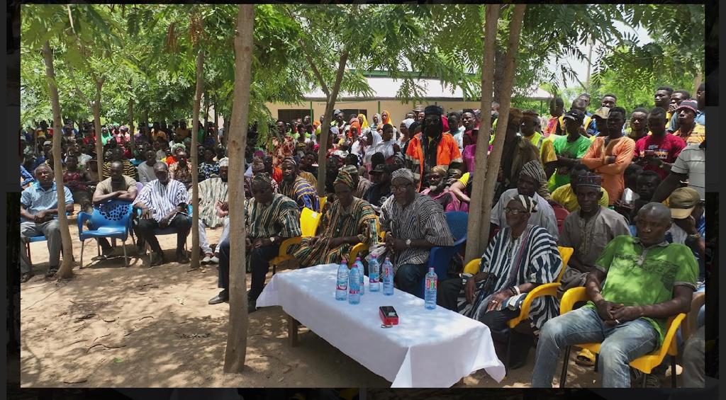 Ghana Boundary Commission facilitating construction of first feeder road at Dollar Power in Savannah Region