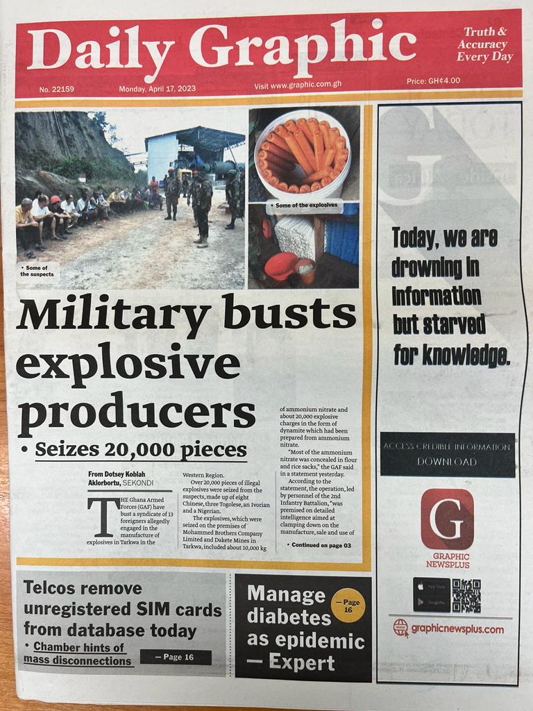 Today's front pages: Monday, April 17, 2023 Today's front pages: Monday, April 17, 2023
