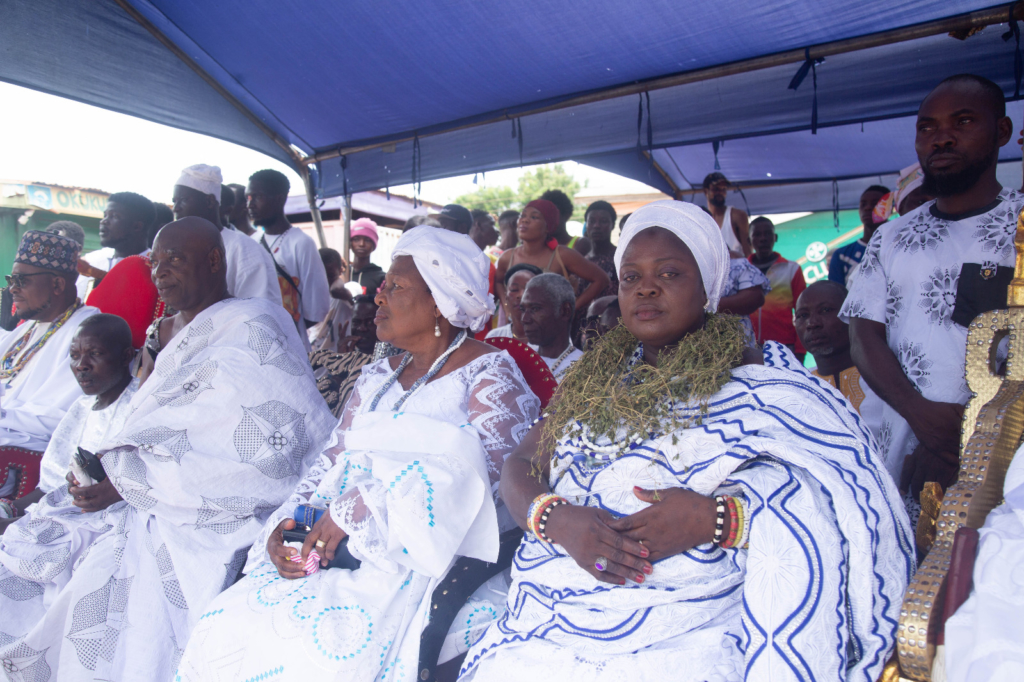 People of Prampram visit the ancestral forest ahead of 2023 Kpledomi festival