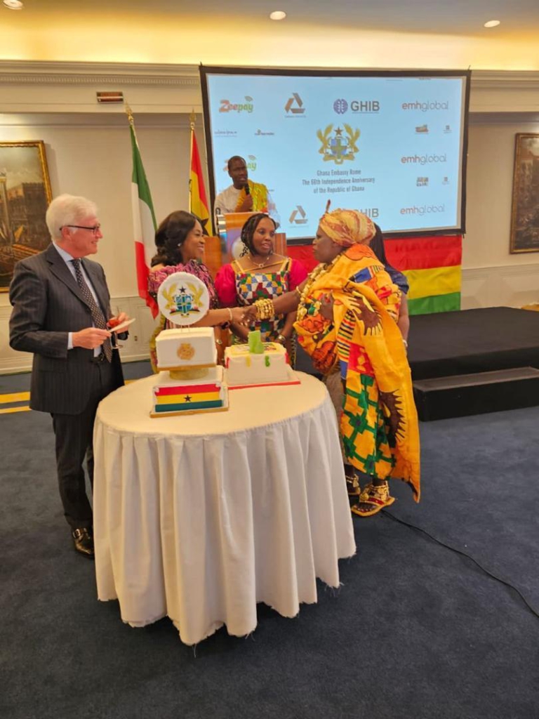 Ghana’s mission in Italy welcomes Foreign Affairs Minister to commemorate 66th National Day celebrations