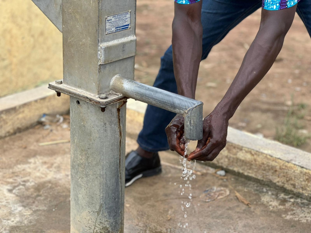 Ten communities in Jomoro benefit from mechanised borehole from MP