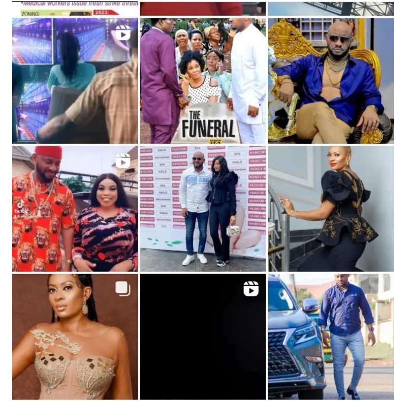Yul Edochie deletes Instagram photos of second wife Judy, son