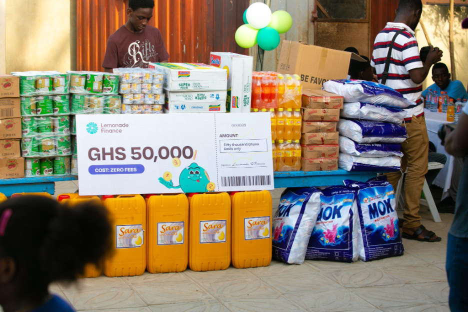 Lemonade Finance puts smiles on children's faces at Nyamedua Orphanage