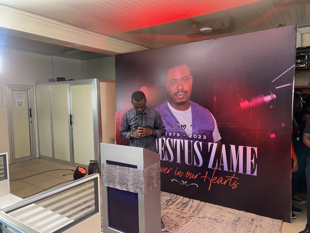 Sounds and sights: MGL holds remembrance service for late Lead Camera Technician, Modestus Zame