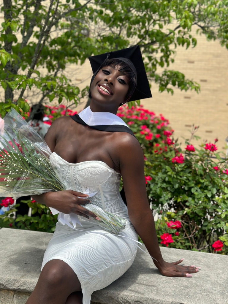 Ghanaian model Gifty Boakye earns master's degree at St. John University in New York Ghanaian model Gifty Boakye earns master's degree at St. John University in New York