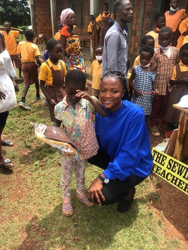 Meet Janet Asibi, a teacher who provides free uniform sewing services for students in need