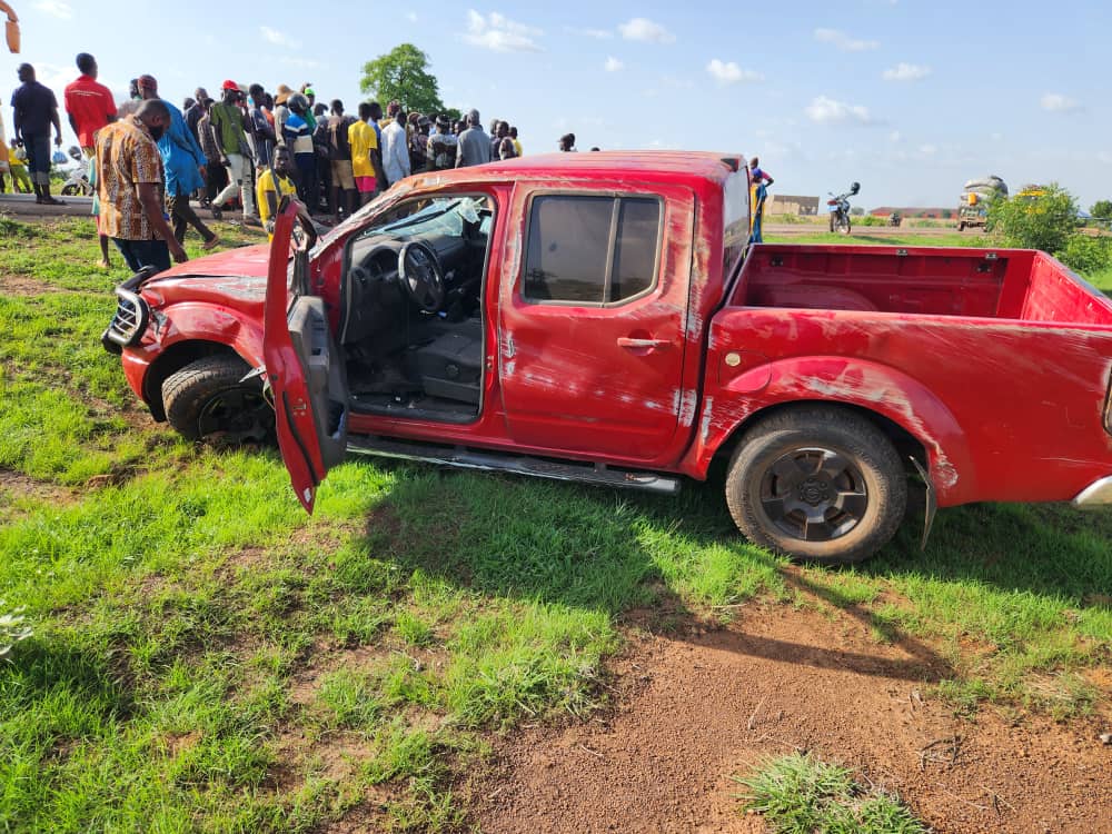 Mahama’s convoy involved in accident; 3 sustain injuries Mahama’s convoy involved in accident; 3 sustain injuries