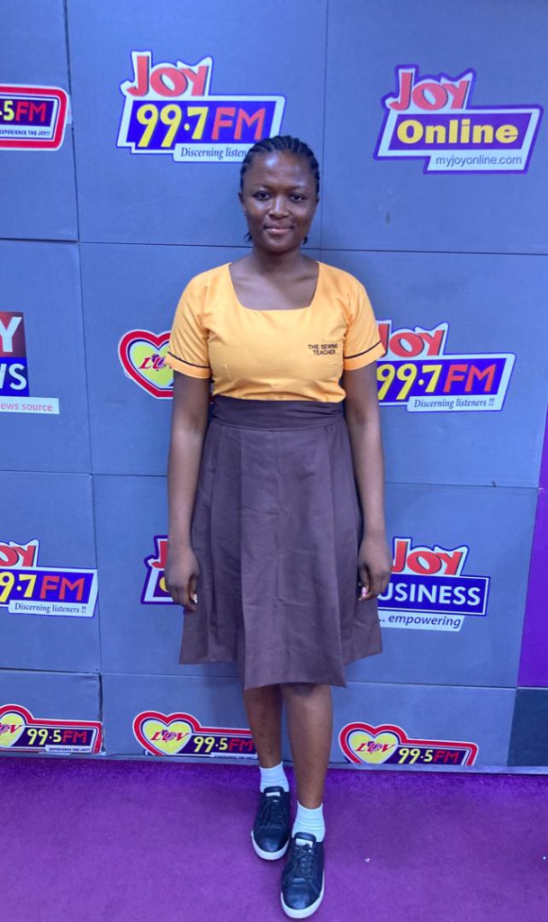 Meet Janet Asibi, a teacher who provides free uniform sewing services for students in need