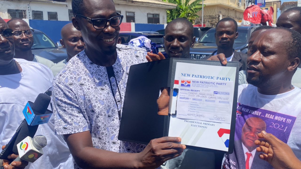 NPP Flagbearership Race: Agyarko, Kwabena Agyapong and 2 others pick nomination forms NPP Flagbearership Race: Agyarko, Kwabena Agyapong and 2 others pick nomination forms