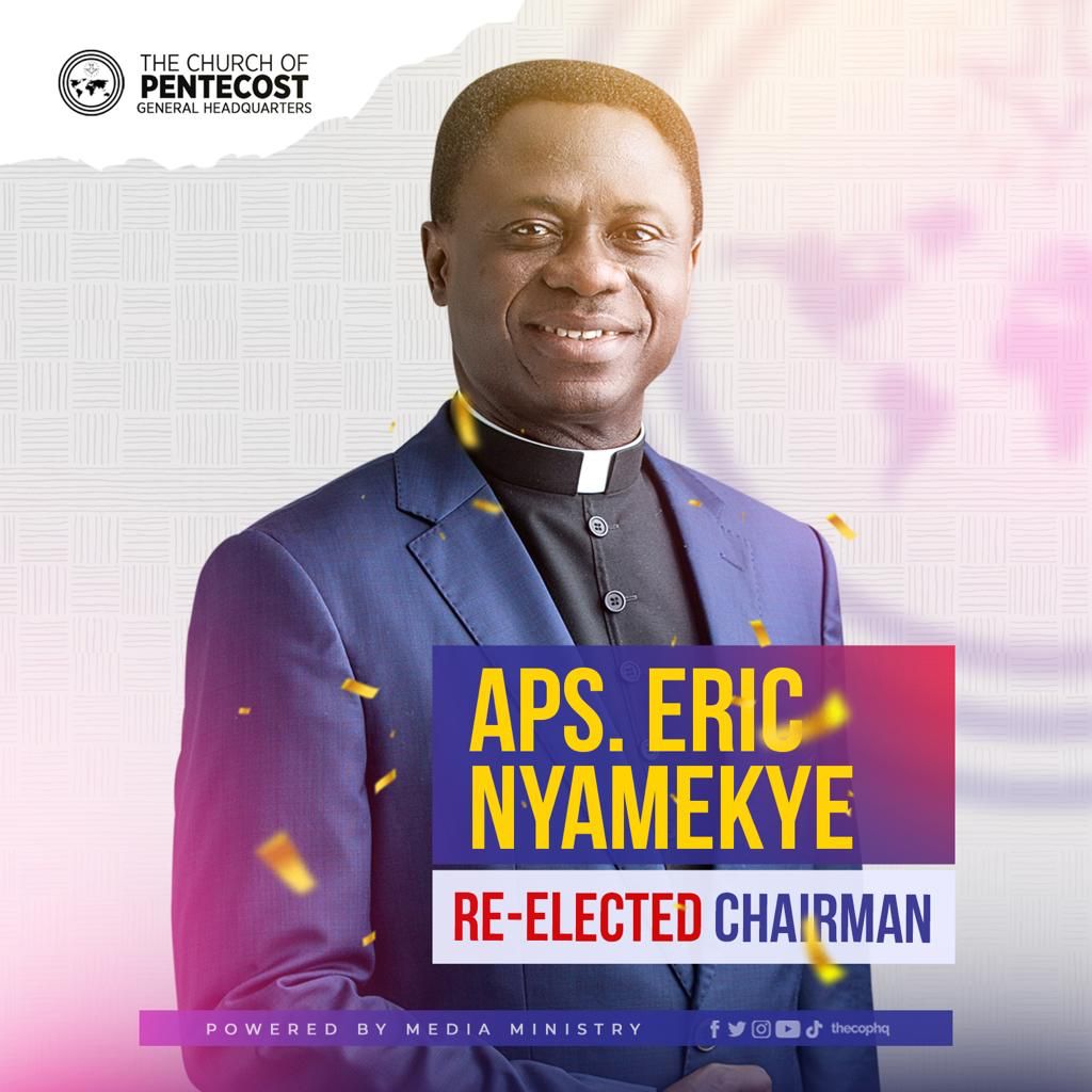 Apostle Nyamekye re-elected chairman of Church Of Pentecost