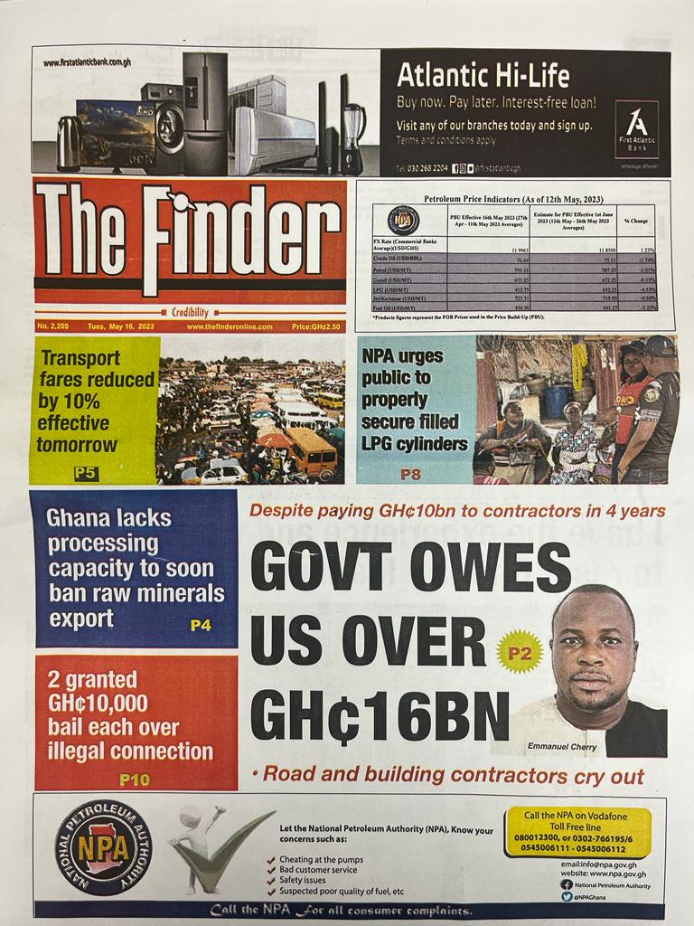 Today’s front pages: Tuesday, May 16, 2023 Today’s front pages: Tuesday, May 16, 2023