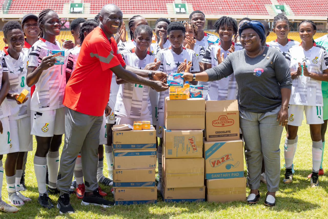 Berry Ladies CEO donates to Black Princesses ahead of WAFU B U20 Cup of Nations 2 Berry CEO donation to Black Princesses