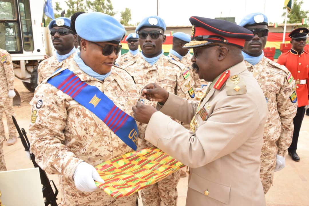 GHANENGCOY 10 receives United Nations medals - Vimarsana News
