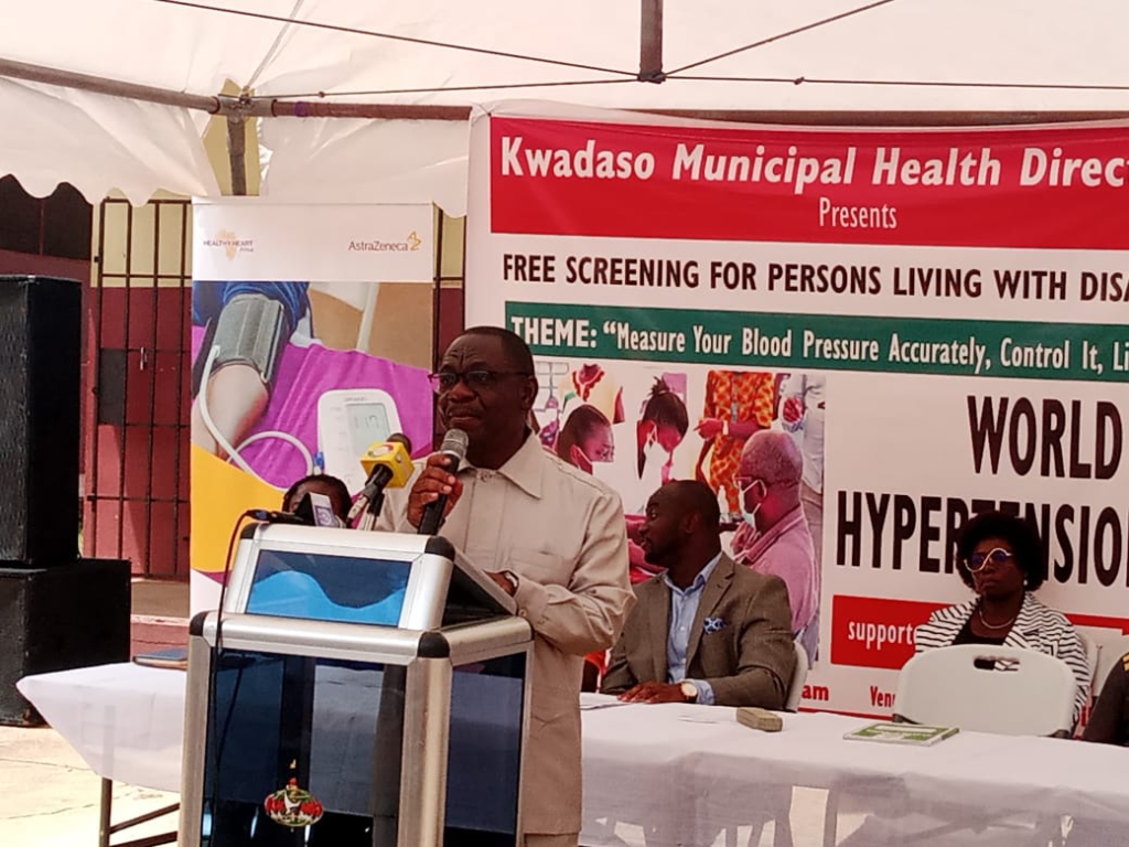 Ashanti Regional Health Directorate reaches out to PWDs on World Hypertension Day