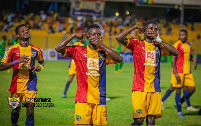 2022/23 betPawa PL: Hearts beat King Faisal; Kotoko drop points at home 2 Hearts of Oak