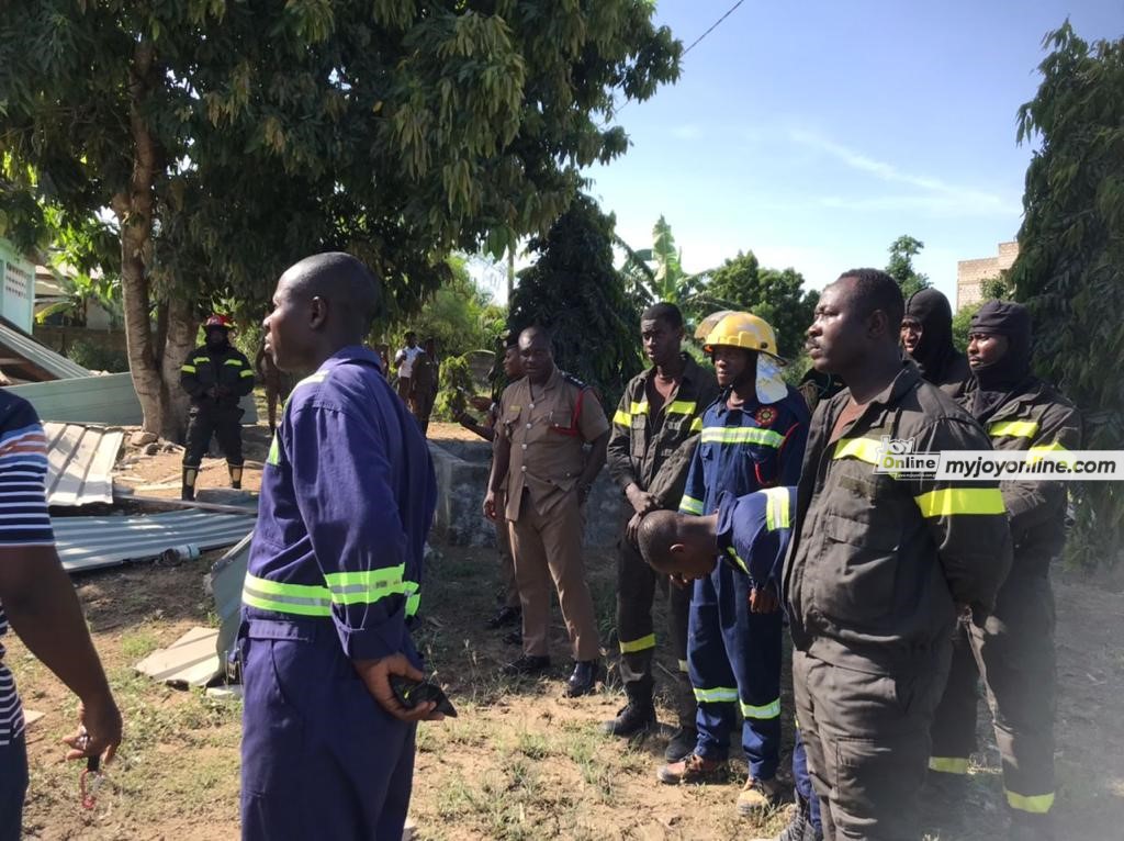 3-story building collapse, over 15 tenants escape death at Winneba