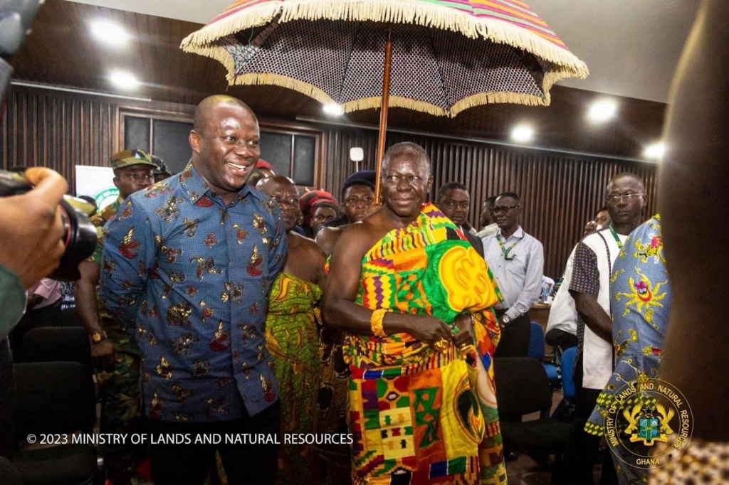 Asantehene launches Green Ghana Day in Kumasi, decries effects of illegal mining