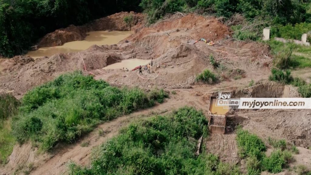 NoToGalamsey: Illegal miners invade community with support of local chief