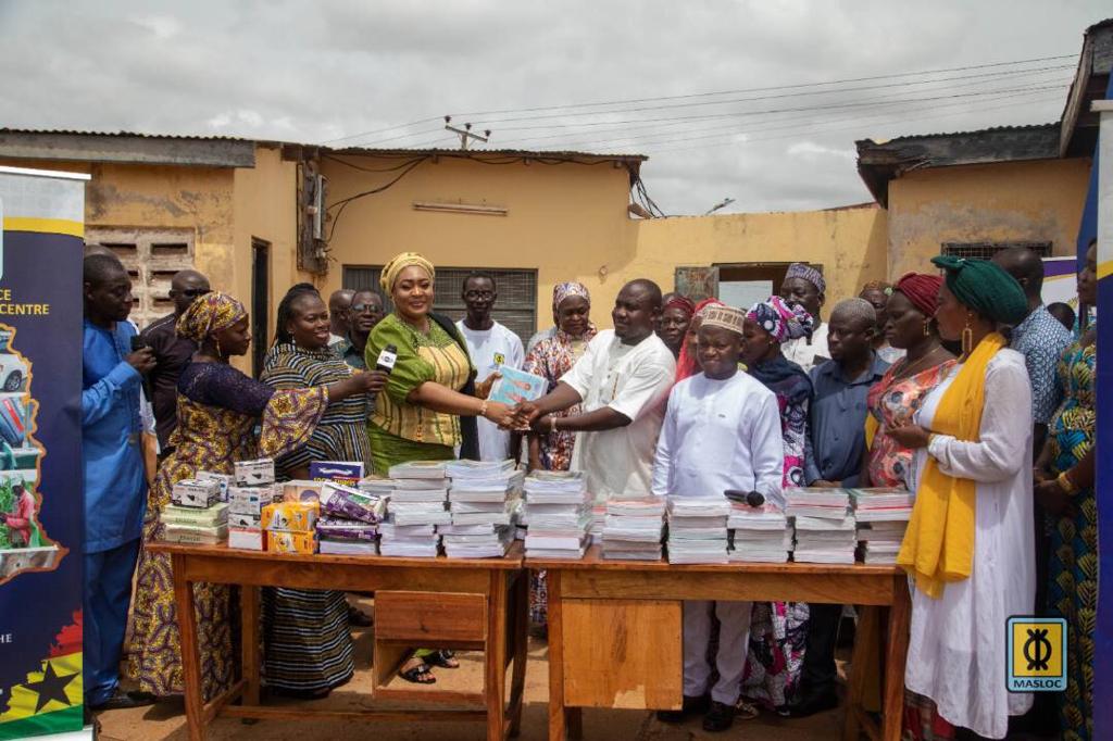 MASLOC supports complementary education agency in Yendi with logistics 2 MASLOC donation