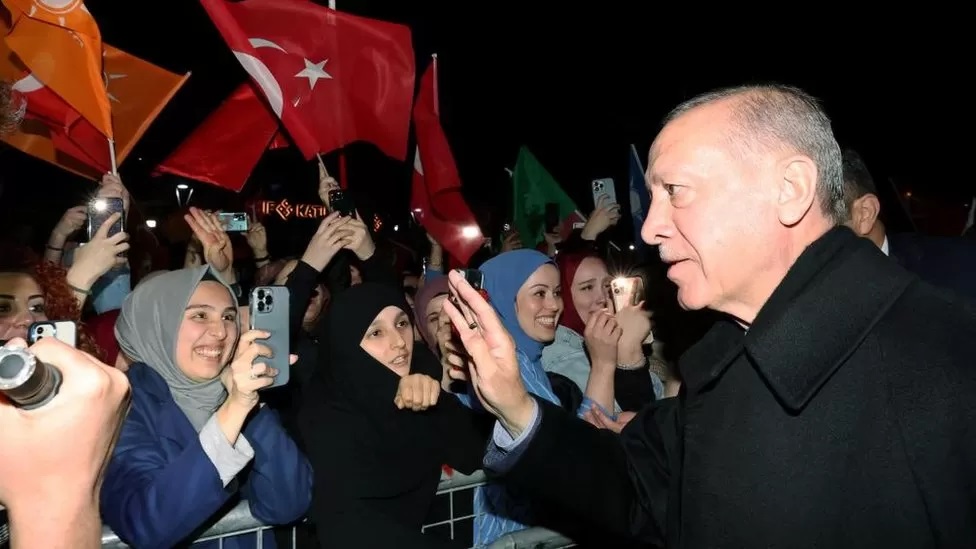 Mr Erdogan is favourite to win the second round after Sundays vote success