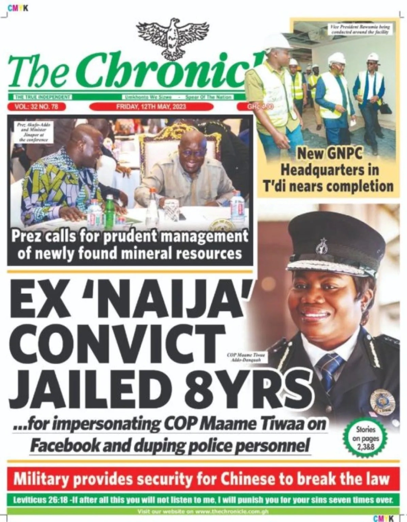 Today's front pages: Friday, May 12, 2023
