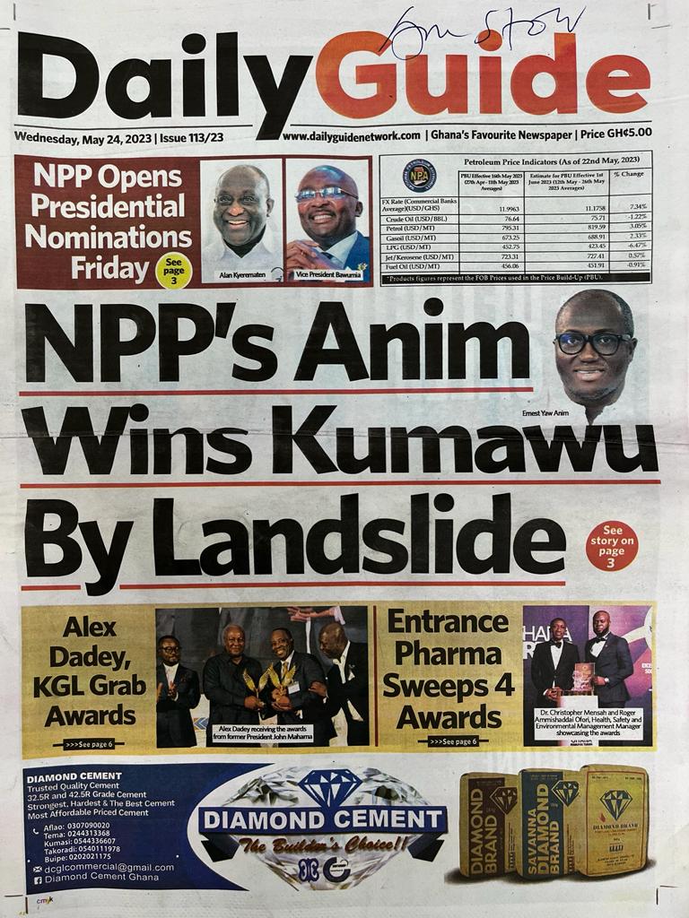 Today's front pages: Wednesday, May 24, 2023 Today's front pages: Wednesday, May 24, 2023