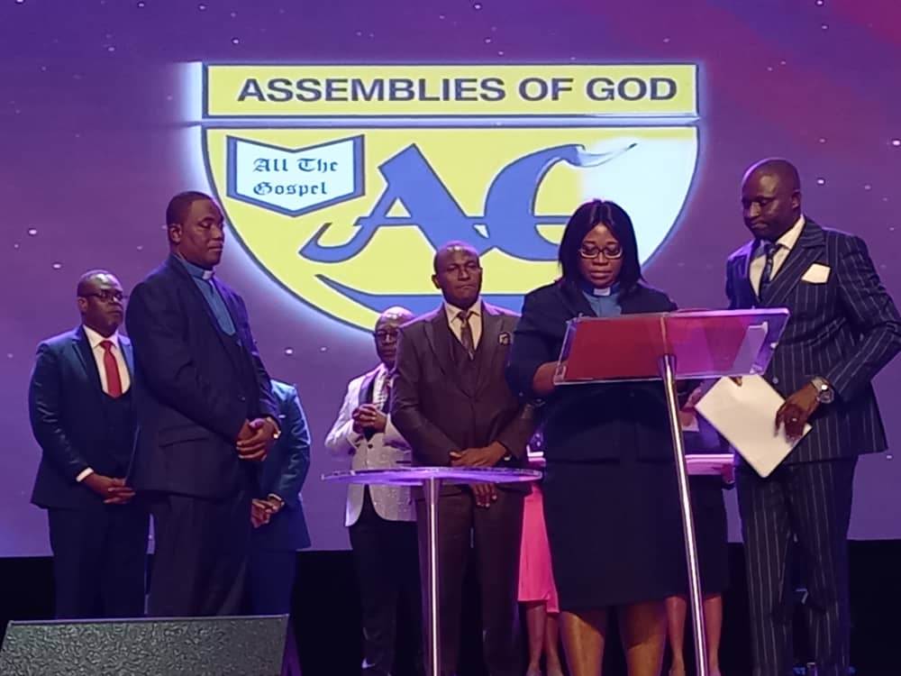 Assemblies of God Madina District inducts new leaders