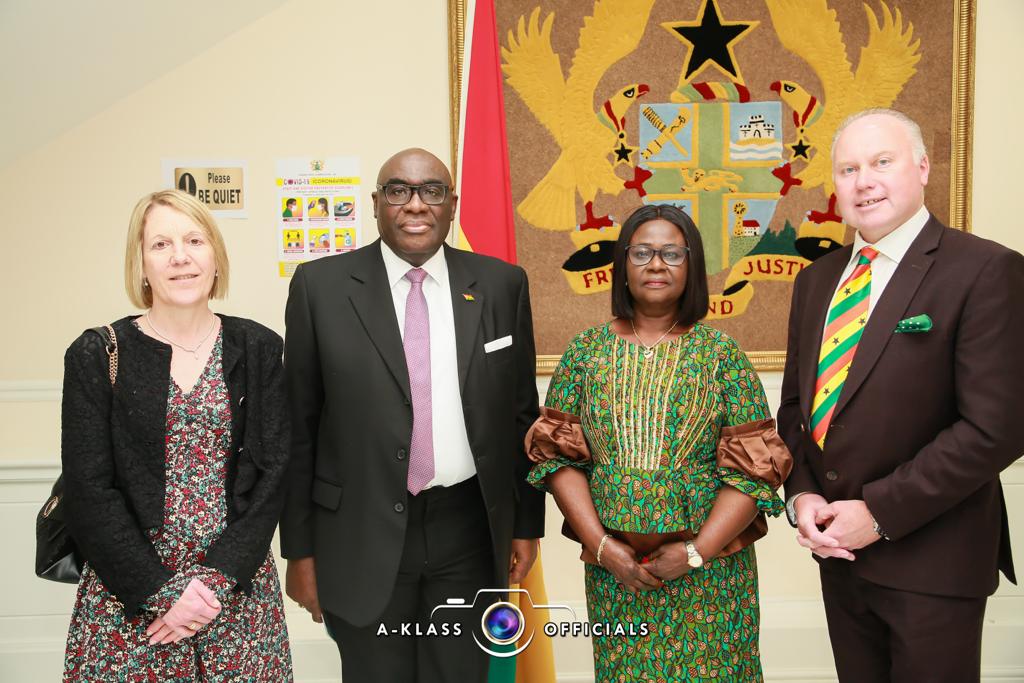 Ghana's High Commissioner to the UK confer with business leaders in London