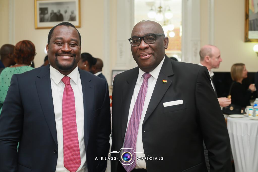 Ghana's High Commissioner to the UK confer with business leaders in London