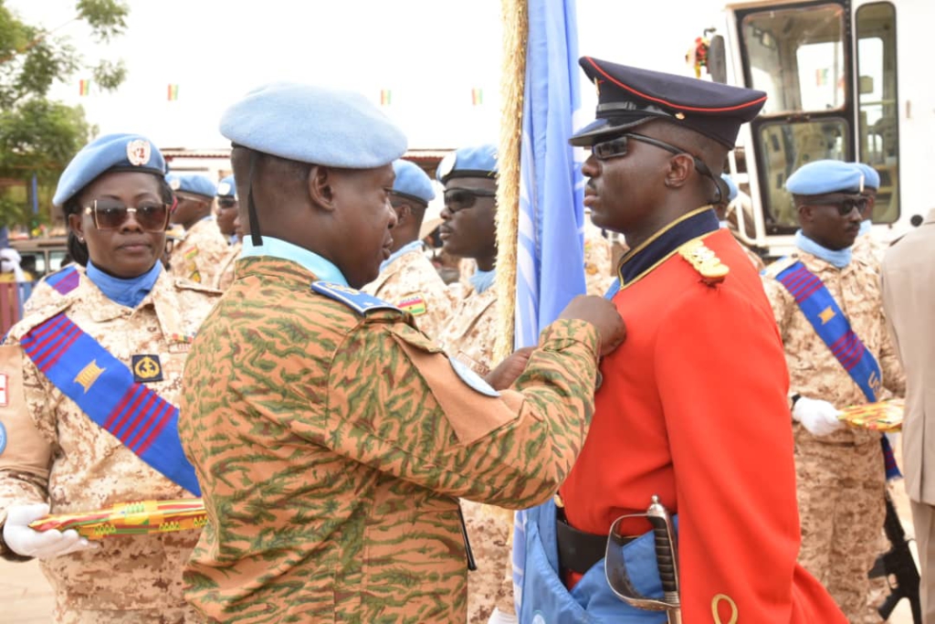 GHANENGCOY 10 receives United Nations medals