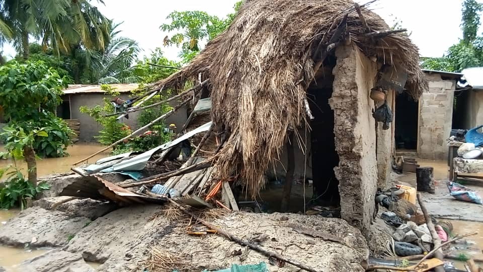 Floods destroy homes and property in Aflao Floods destroy homes and property in Aflao
