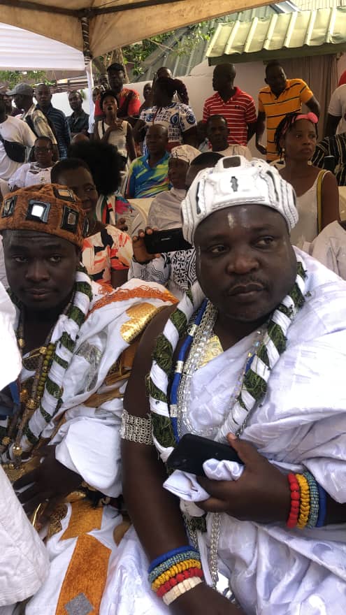 Newly installed chief of Ayikai Doblo promises development and crime combat Newly installed chief of Ayikai Doblo promises development and crime combat