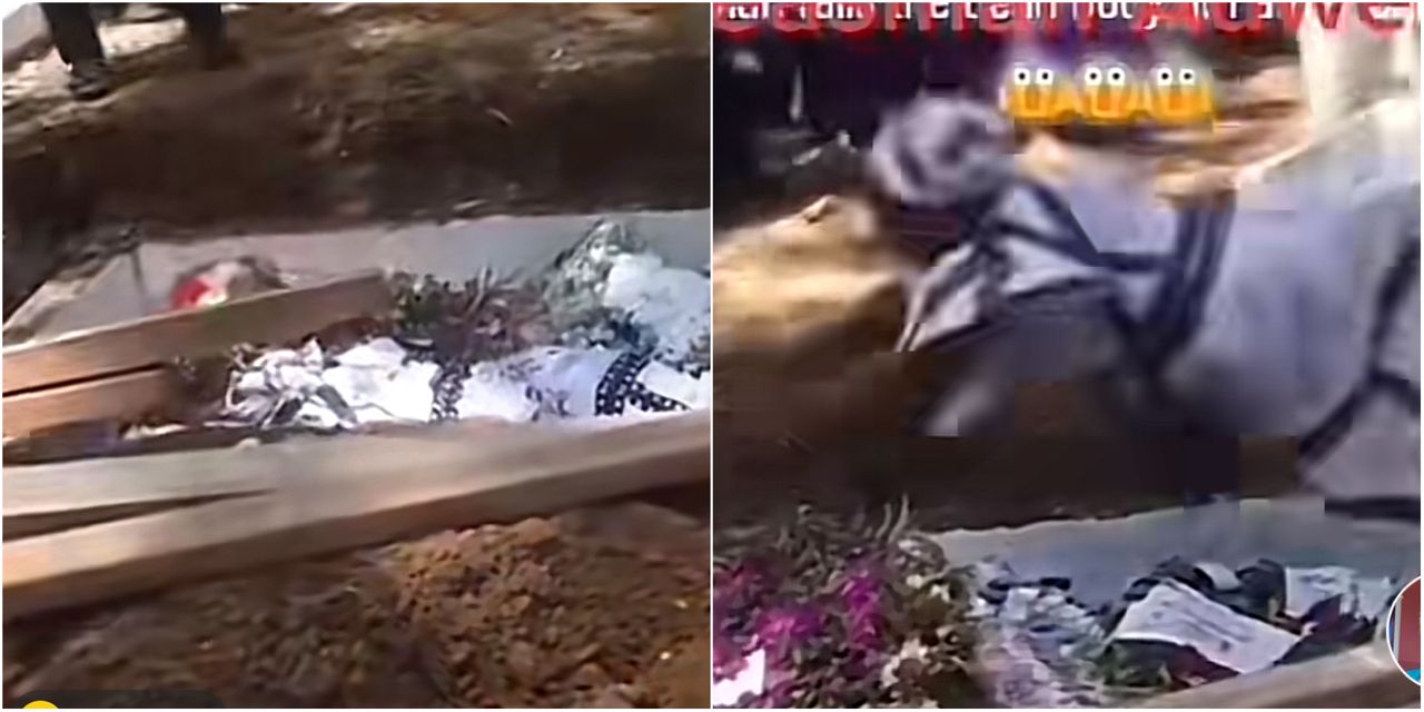 Woman in viral ‘Father Bernard’ video explains why she jumped onto a casket in a grave 2 WhatsApp Image 2023 05 10 at 13.09.09