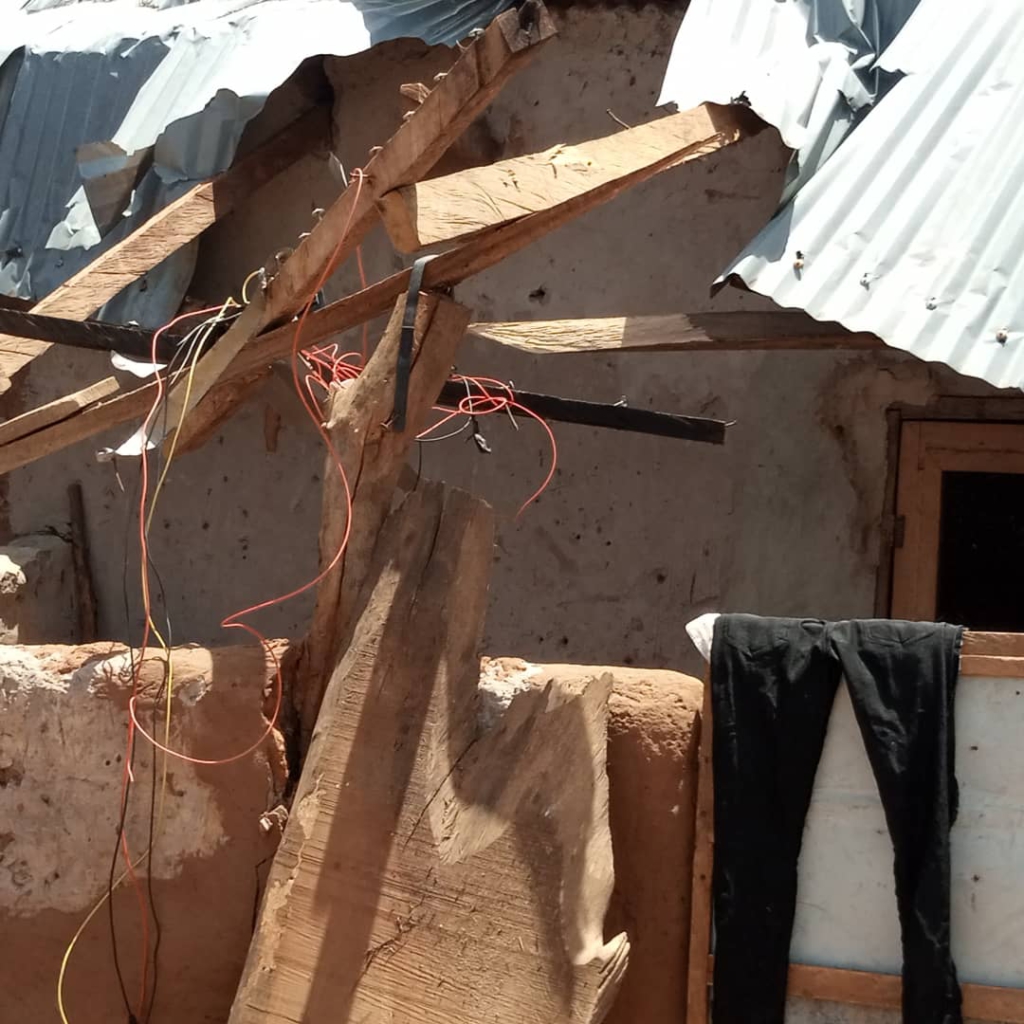 About 600 residents displaced by rainstorm in North Gonja call for help About 600 residents displaced by rainstorm in North Gonja call for help