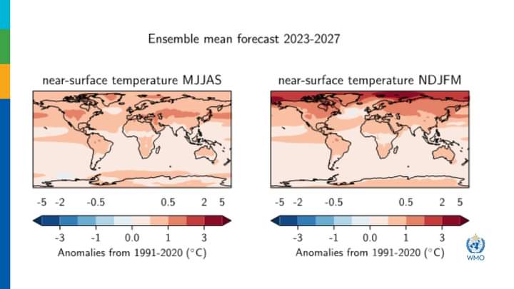 Global temperatures likely to break 1.5°C limit in five years Global temperatures likely to break 1.5°C limit in five years