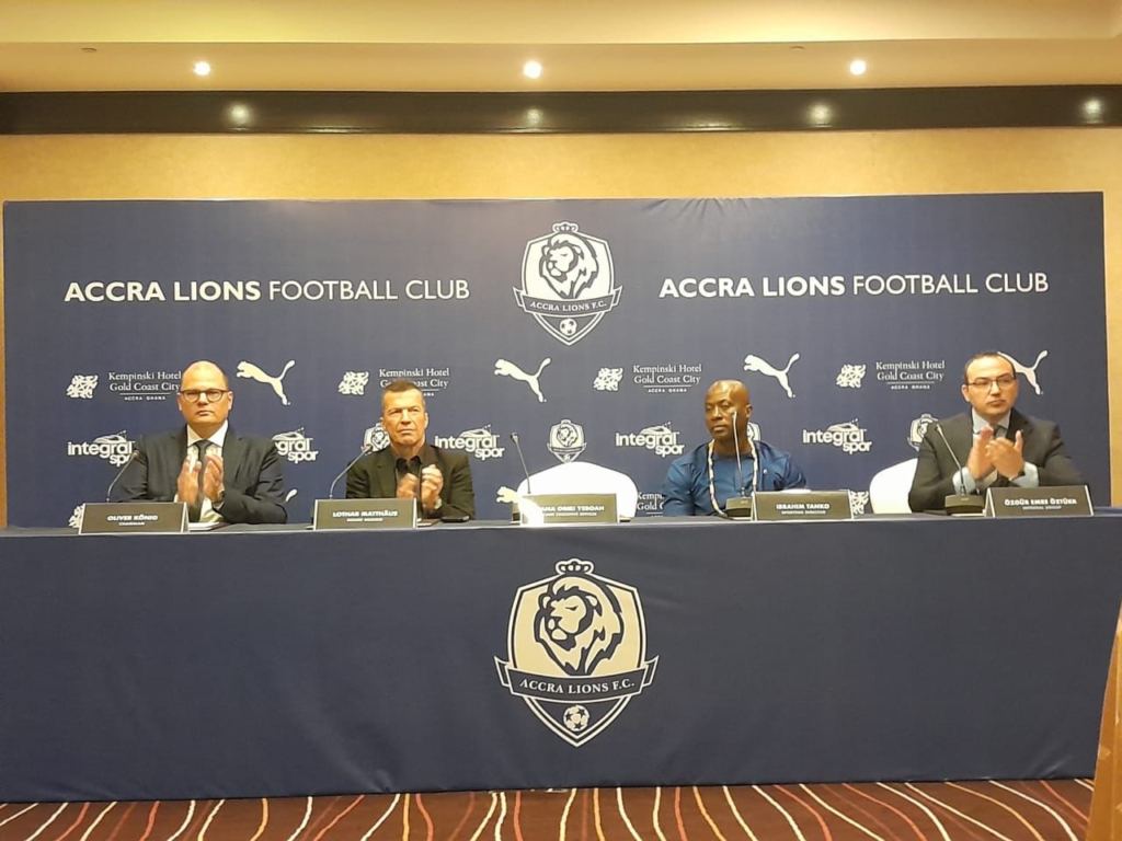 Accra Lions announce Germany legend Lothar Matthäus as major investor Accra Lions announce Germany legend Lothar Matthäus as major investor